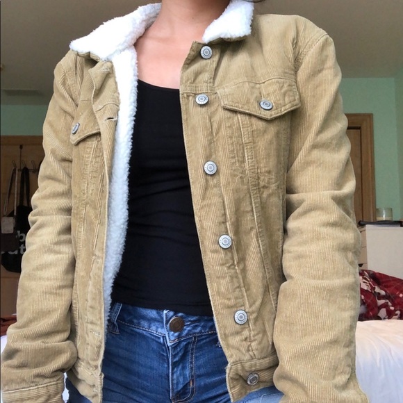 tan corduroy jacket